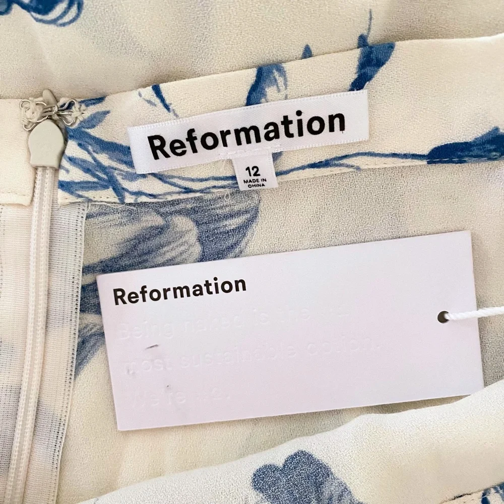 NEW Reformation Bea Skirt Lisse 12
